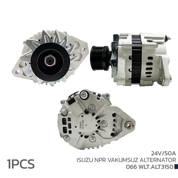 ALTERNATÖR SARJ DİNAMOSU 24V 50A ISUZU NPR VAKUMSUZ
