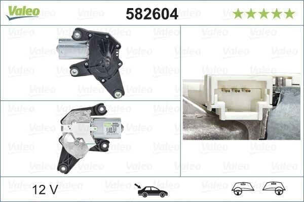 SİLECEK MOTORU ARKA DACIA Sandero 06/08>10/12 . Duster 03/10>