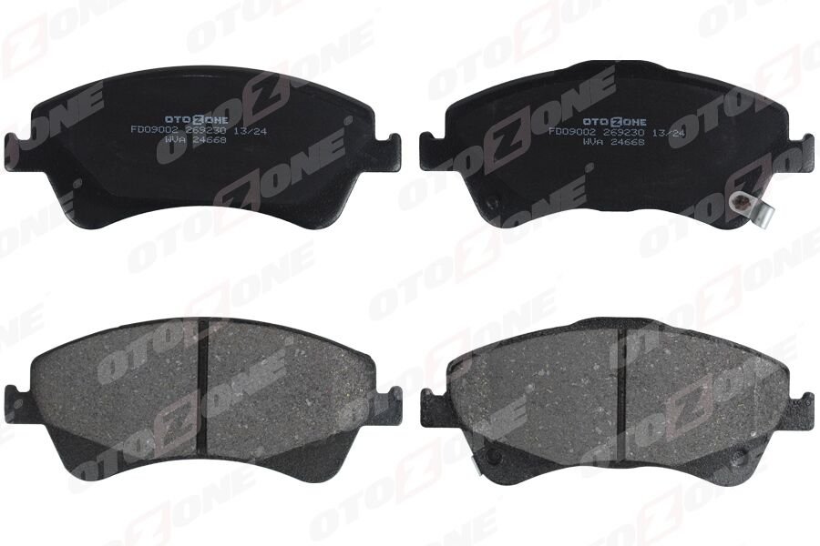 ÖN FREN BALATA TOYOTA AVENSIS 1.6L 1ZR-FAE ZRT270 benzinli 09-> 1.8L 2ZRFAE ZRT271 09-> 2.0L ADT270 AZT270 09-> / VERSO 1.6L 1ZRFAE ZGR20 09 ->