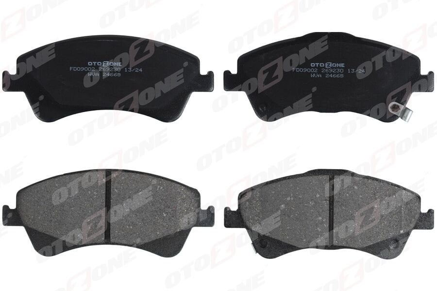 ÖN FREN BALATA TOYOTA AVENSIS 1.6L 1ZR-FAE ZRT270 benzinli 09-> 1.8L 2ZRFAE ZRT271 09-> 2.0L ADT270 AZT270 09-> / VERSO 1.6L 1ZRFAE ZGR20 09 ->