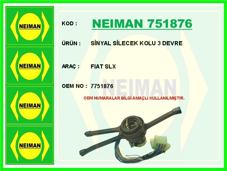 SİNYAL SİLECEK KOLU M131 SLX 3 DEVRE