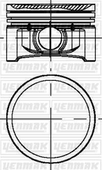 MOTOR PİSTON SEGMAN STD 69.00MM CLIO II-SYMBOL-SANDERO 1.2 D4F 4 Adet