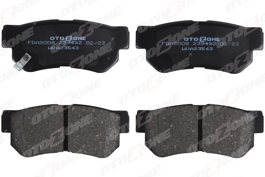 ARKA FREN BALATA HYUNDAI SONATA 2.0L CRDİ VVTİ GLS 98-> / TUCSON SANTAFE 2.0L CRDi 04-10 / SSANGYONG KYRON 2.0L Xdi 05-> / KIA SPORTAGE 2.0L CRDİ 04-> - Aşınma ikaz soketli