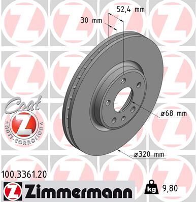 ÖN FREN AYNASI A4-A5-A6-A7-Q5 320x30x28xHAVALI 0986479C49-DF6148 2 Adet
