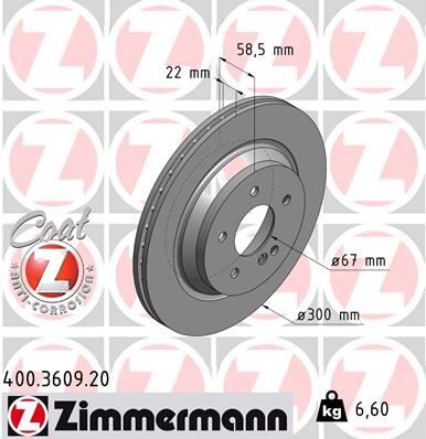 FREN DISKI ARKA MERCEDES W220 C215 2 Adet