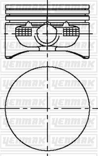 MOTOR PİSTON SEGMAN 0.50 ASTRA-MERIVA-VECTRA-ZAFIRA 99 > Y16 XE/ Z16XE 79.0 4 Adet