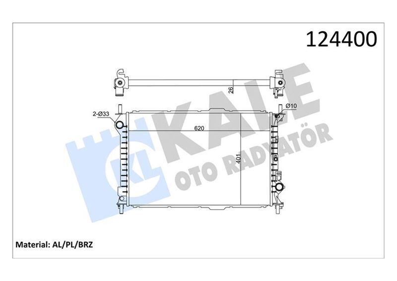 MOTOR SU RADYATORU CONNECT 1.8TDCI 75 90PS 03>09 KLIMASIZ