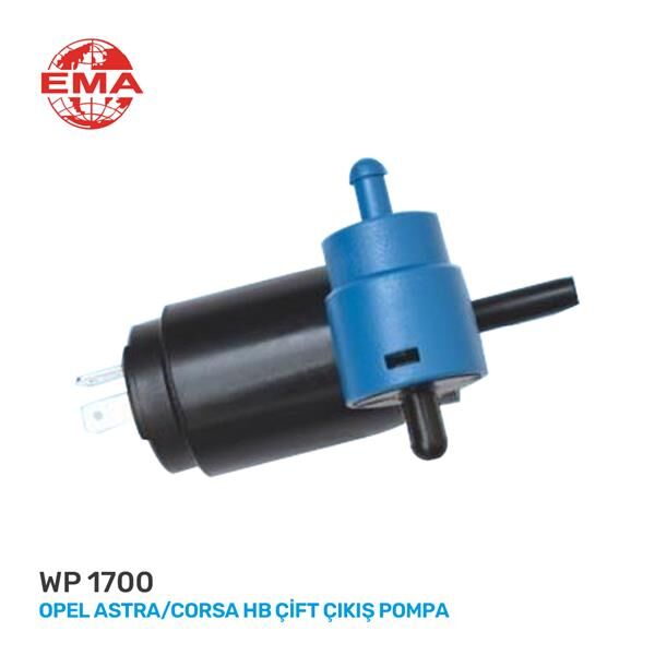 CAM SU SİLECEK FİSKİYE POMPASI MOTORU ASTRA F HB-SW 91>98 CORSA B 93>00 VECTRA A HB 88>95 OMEGA B SW 94>03 ÇİFT ÇIKIŞ