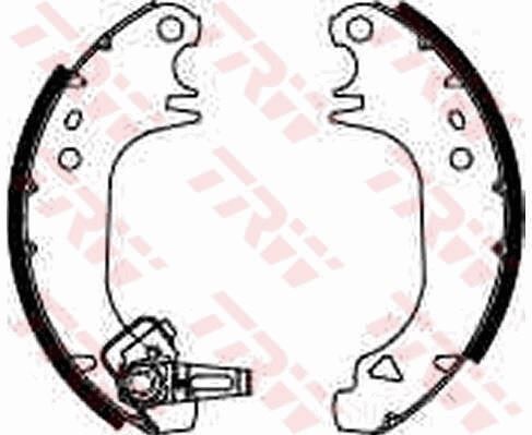 ARKA FREN PABUÇ BALATA PEUGEOT P106 91>04 P205 83>98 P309 86>93 CITROEN SAXO 96>04 AX 86>98 180x30m m
