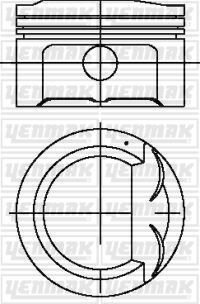 PISTON SEGMAN STD ACCENT ERA 06-> 1.4 BENZINLI 4 Adet