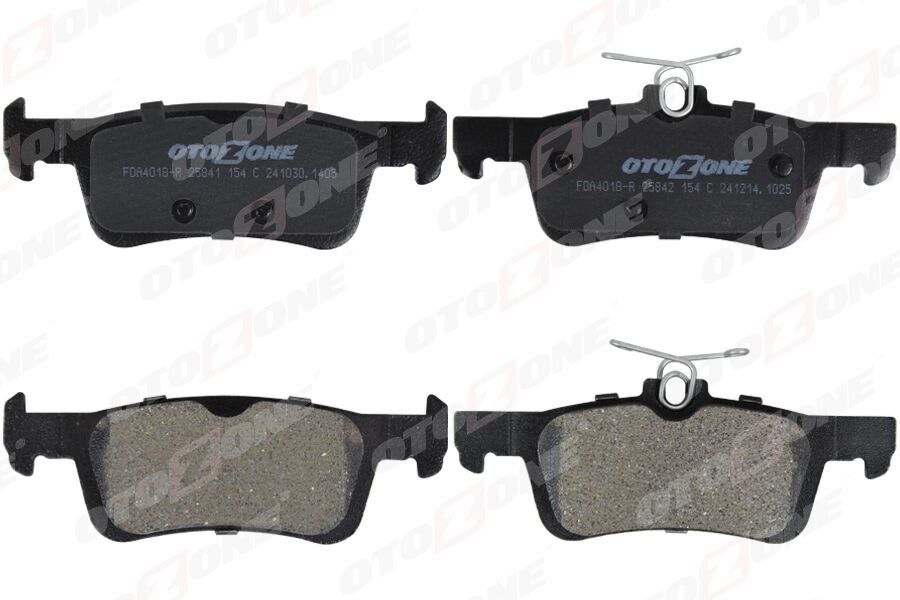 ARKA FREN BALATASI P308 II 1.2 VTİ-1.2 THP-1.6 HDİ-2.0 HDİ 13> FREN DİSKİ ÇAPI 249mm İÇİN 15MM