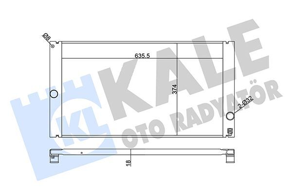 SU RADYATÖRÜ VOLVO C30/C70/S40/V50 06> 2.4 D3 D4 T5
