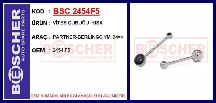 VİTES ÇUBUĞU KISA PARTNER-BERLINGO YM. 04 >