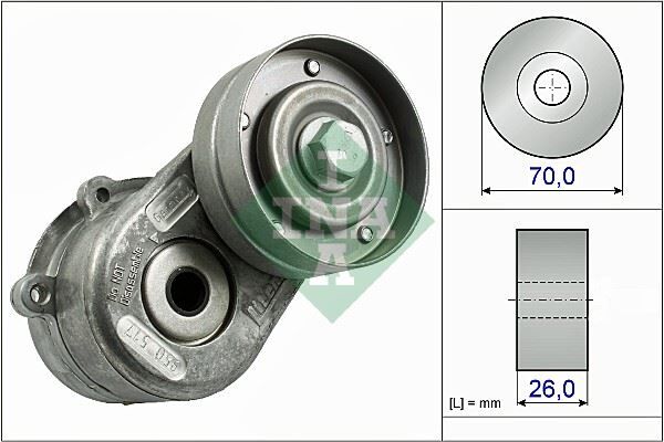 ALTERNATÖR GERGİ RULMANI KÜTÜKLÜ JEEP CHEROKEE-CHRYSLER VOYAGER 2.5-2.8CRD 01> DODGE CARAVAN-NITRO