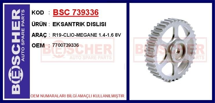 EKSANTRIK DISLISI R19-CLIO-MEGANE 1.4-1.6 8V