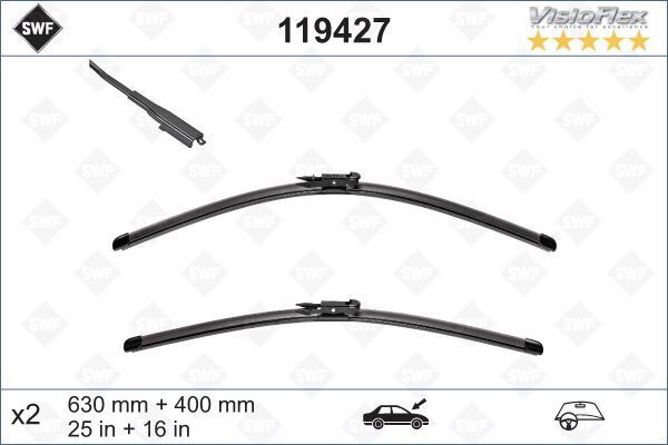 SILECEK SUPURGESI TAKIMI 600mm / 400mm BMW E92 E93 SWF