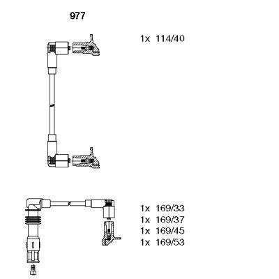 BUJİ KABLOSU TAKIM POLO4 1.4 16V-AFH