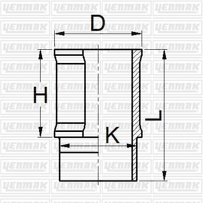MOTOR GÖMLEĞİ PARTNER-P106-P306-P307 1.4-P P206 1.6-TU3 75.00 ÇAP STD 4 Adet