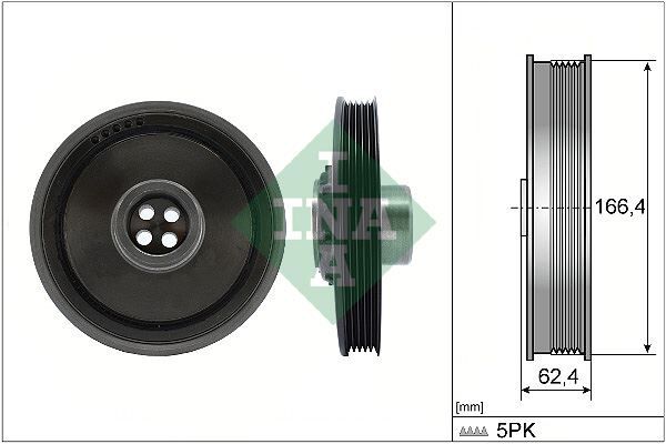 KRANK KASNAGI MINI R55 R56 R57 R58 R60 R61 / TOYOTA AVENSIS 1.6L 1WW WWT270 15-> / VERSO 1.6L 1WW WA R20 15-> 5 KANALLI