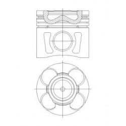MOTOR PİSTON SEGMAN 0.40 69.60 mm DOBLO-FİORİNO-LINEA-GRANDE PUNTO-ASTRA 1.3D MJET 1.3 CDTI EU RO 5 4 Adet