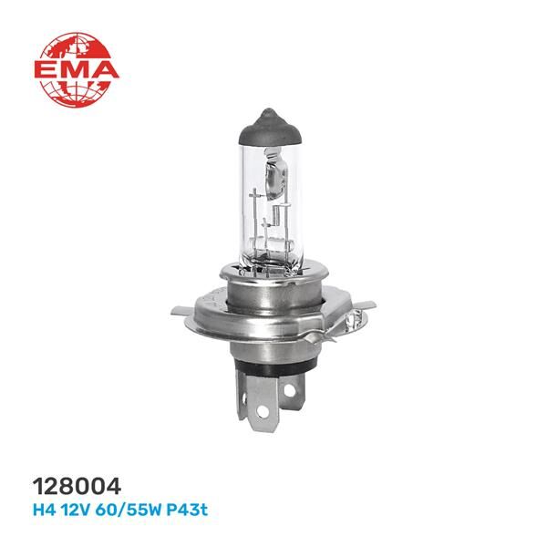 HALOGEN AMPUL H4 12V 60/55W P43t 10 Adet
