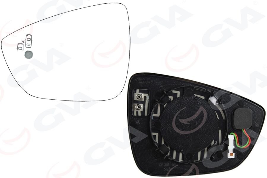 DIŞ DİKİZ AYNA CAMI SOL FOCUS IV 18> KÖR NOKTALI