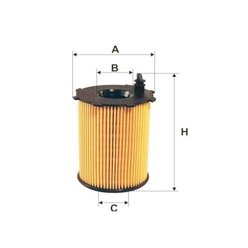 YAĞ FİLTRESİ PARTNER-BERLINGO-FIESTA-FOCUS-C-MAX-FUSION-P206-P207-P208-P301-P307-P308-P407-P2008-P30 08-P5008-BIPPER-JUMPY-XSARA-EXPERT-NEMO-C1-C2-C3-C4-C5-DS3-DS4-DS5 1.4-HDI-1.6HDI