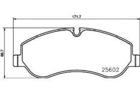 ÖN BALATA FORD TRANSIT V363 14> -TRANSIT CUSTOM 2.2 TDCI 12>