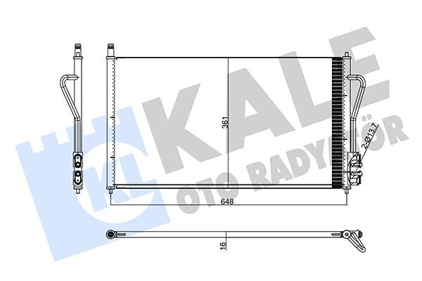KLIMA RADYATORU FOCUS I 1.4 16V 1.8TDCI 1.6 ZETEC S 16V 98>04
