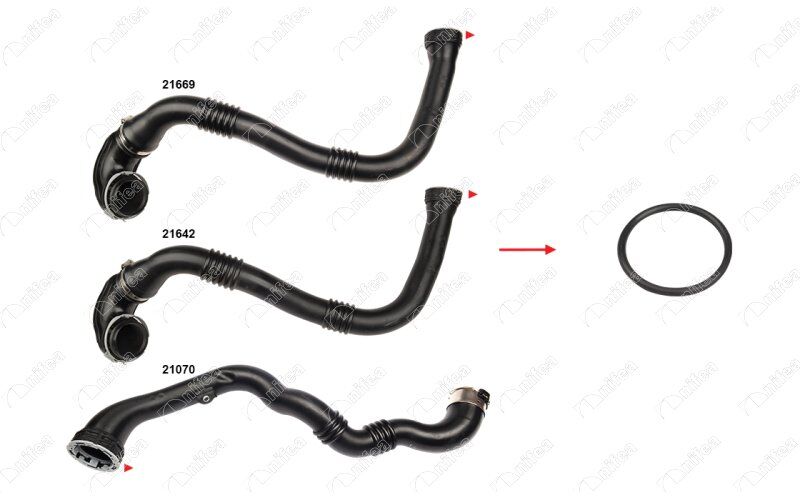 TURBO BORUSU CONTASI PLASTİK BORU HARİÇ OPEL INSIGNIA A 2.0 CDTI 68 14-17 5 Adet