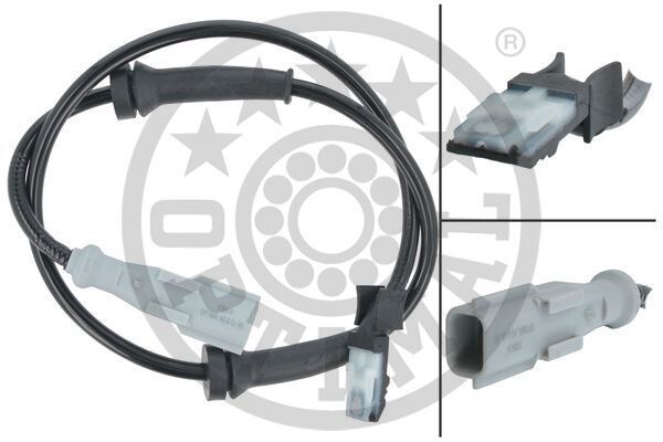 ABS SENSORU ARKA SOL RENAULT KANGOO II 08> MERCEDES CITAN W415 12> .