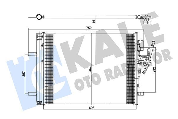 KLIMA RADYATORU LAND ROVER DISCOVERY SPORT L550 FREELANDER 2 L359 RANGE ROVER EVOQUE L538 . VOLVO S60 S80 V60 V70