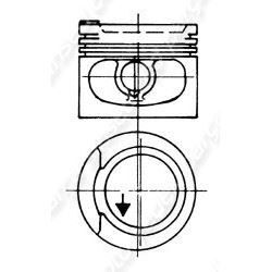 MOTOR PİSTON SEGMAN 1.00 AUDI 80 1.8T 4 Adet