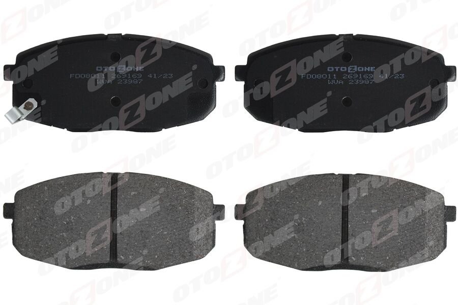 ÖN FREN BALATA HYUNDAI İ30 1.6L D4FB CRDi dizel 07-11 1.4L 1.6L benzinli 08-> / KIA CERATO 1.6L ben zinli 10-> / CEED 1.4L 1.6L benzinli 07-> - Aşınma ikaz soketli