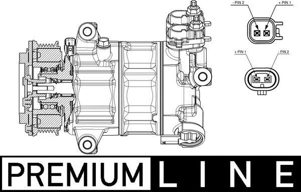 KLIMA KOMPRESORU FOCUS IV 17> KUGA III 19> PUMA 19> 1.0 ECOBOOST MİLD-HYBRİD -1.5 ECOBLUE
