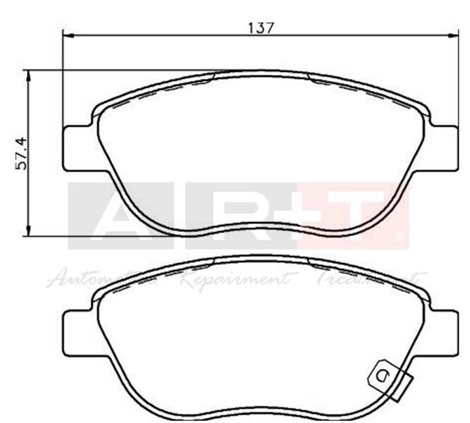 ÖN BALATA CORSA D BÜYÜK TİP 1.3 CDTI 07/06 > FIAT 500L 12> 0.9T 1.4 1.3D MTJ 1.6D MTJ