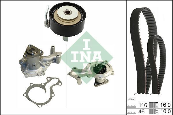 TRİGER SETİ DEVİRDAİM FORD FİESTA-FOCUS-CMAX 12> 1.0 ECOBOOST DİŞ:116-GENİŞLİK:16