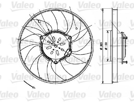 KLIMA FANI SAG MERCEDES SPRINTER B906 B907 B910 . VW CRAFTER 30-35-50