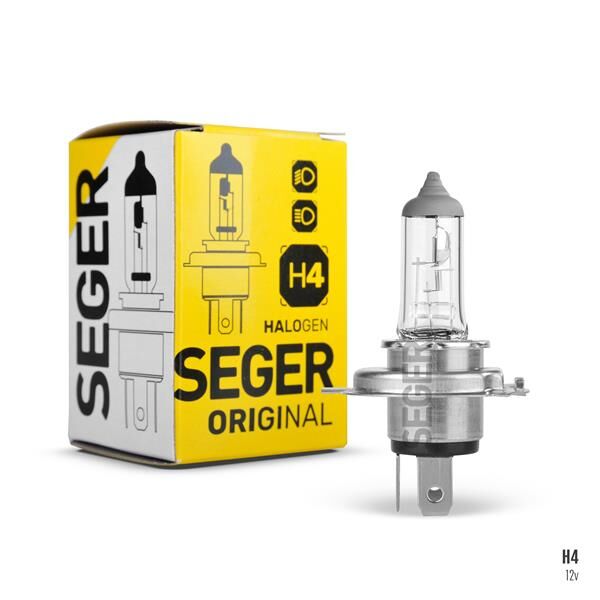 AMPUL H4 12V 60/55W P43T STANDART YENİLEME 3.500K STANDART IŞIK P43 TIRNAKLI 10 Adet