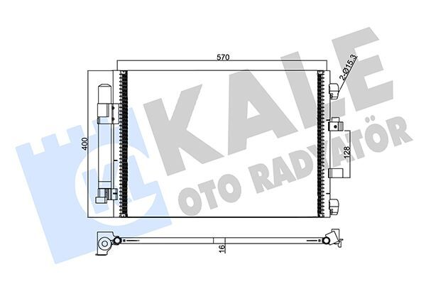 KLIMA RADYATORU KONDANSER FOCUS III 1.0 ECOBOOST -1.6TDCI 11 > GRAND C-MAX 11> 591 377 16