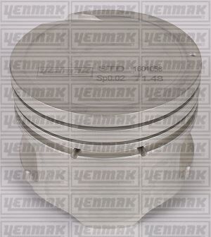 PISTON SEGMAN 0.50 ACCENT MIL / ADMIRA BENZINLI 1.3 00-05 G4K 4 Adet