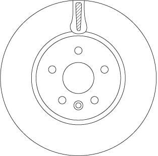 ÖN FREN AYNASI ASTRA K 15 > 16 İNÇ / 5 DELİK 300x26x5DL HAVALI