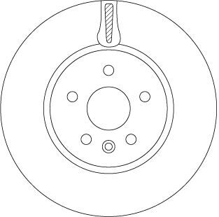 ÖN FREN AYNASI ASTRA K 15 > 16 İNÇ / 5 DELİK 300x26x5DL HAVALI