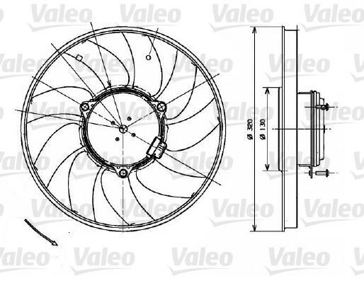 KLIMA FANI SOL MERCEDES SPRINTER B906 B907 B910 . VW CRAFTER 30-35-50