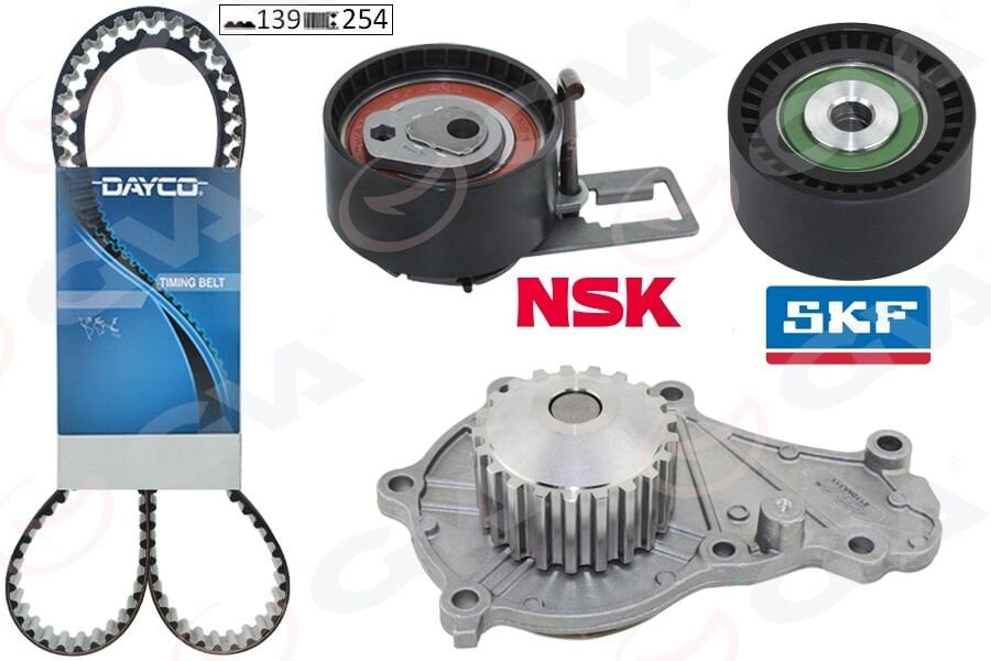 EKSANTRİK GERGİ KİTİ DEVİRDAİM P206-P207-P307-P2008-C1-C2-C3 I II II C3 PLURIEL XSARA II 1.4 HDI D V4TD FIESTA 1.4 TDCI 1609417380-2S6Q8591BA