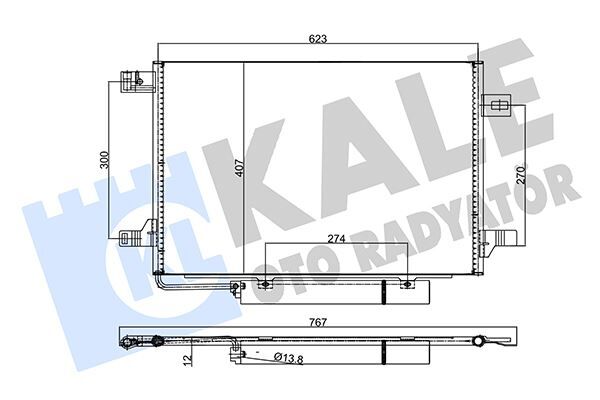 KLIMA RADYATORU MERCEDES W169 W245