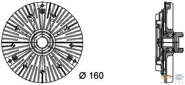 FAN TERMIGI BMW M41 M51 E30 E34 E36 TD TDS