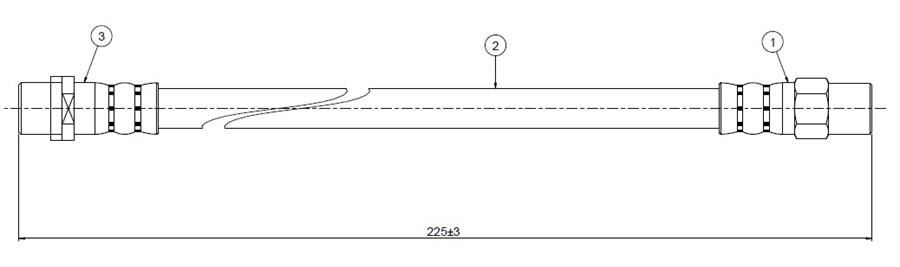 FREN HORTUMU ARKA BMW E36 93>00 2 Adet