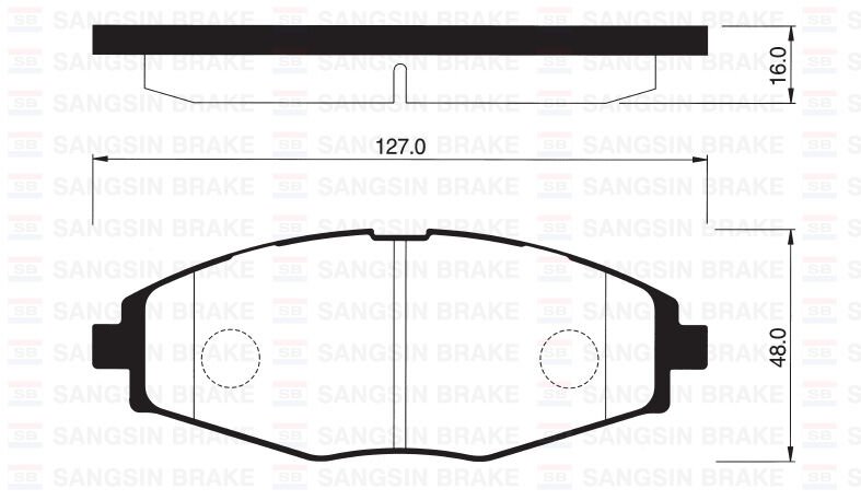 ÖN FREN BALATASI CHEVROLET KALOS 05>10 SPARK 05> MATIZ 05>13 LANOS 97>