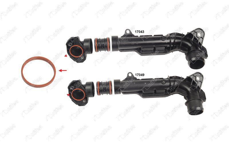 TURBO HAVA HORTUM CONTASI CORSA F-ASTRA L-MOKKA-COMBO E-CRANDLAND-CROSSLAND-VIVARO C-PARTNER- BERLINGO-RIFTER-EXPERT-P208-P301-P308-P508-P2008-P3008-P5008-C3-C4-C5-DS3-PROACE CITY 1.5 HDI 5 Adet